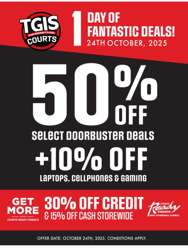 COURTS: Fantastic Deals (October 24, 2025)