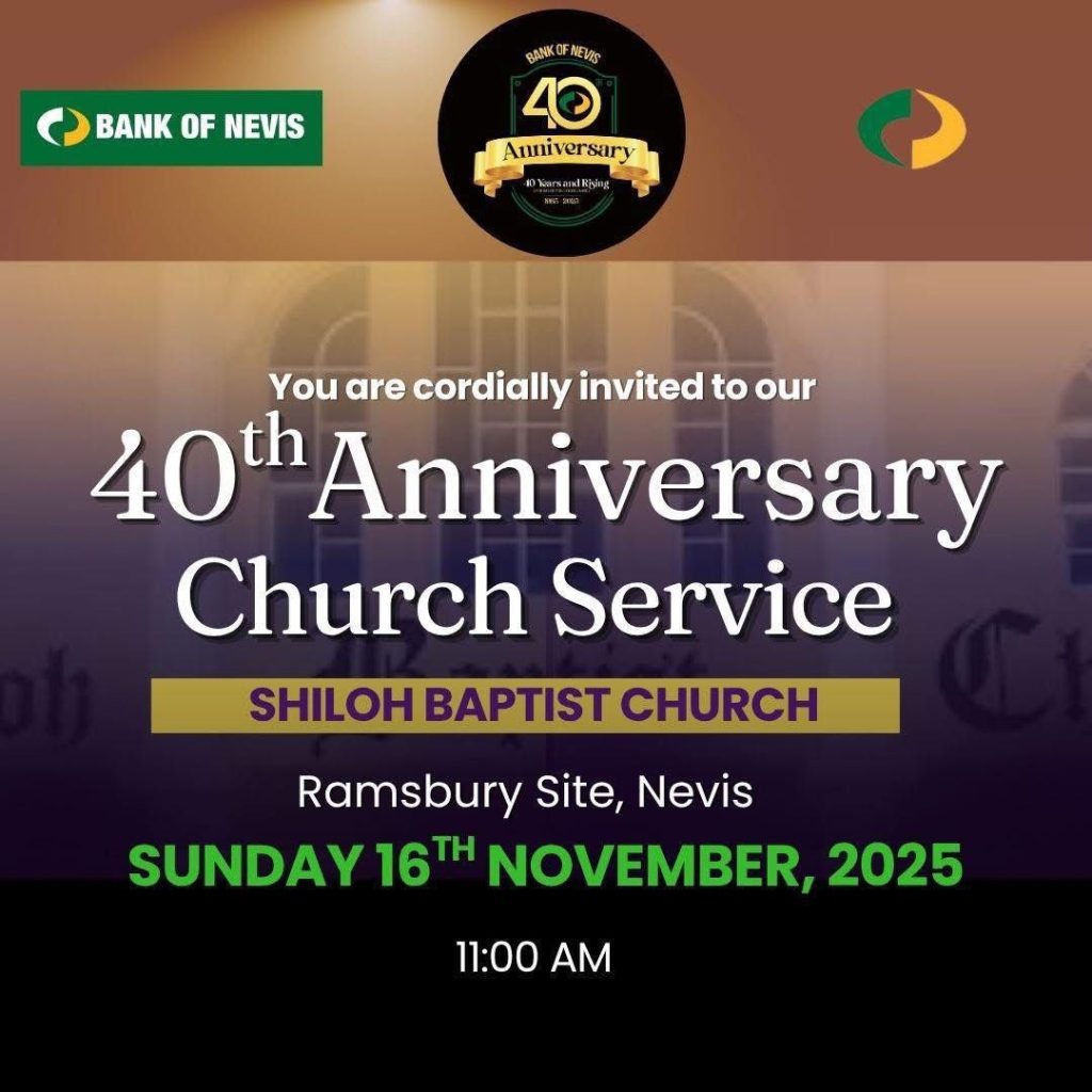 Bank of Nevis 40th Anniversary Church Service