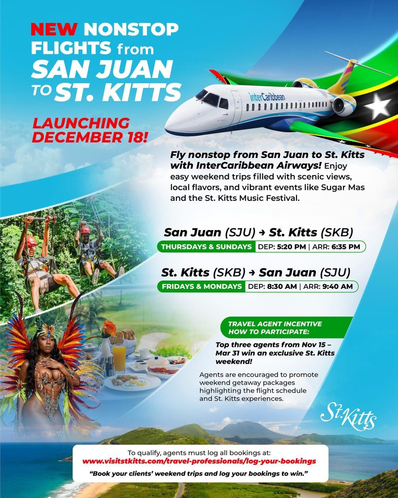 Inter Caribbean – San Juan > St. Kitts