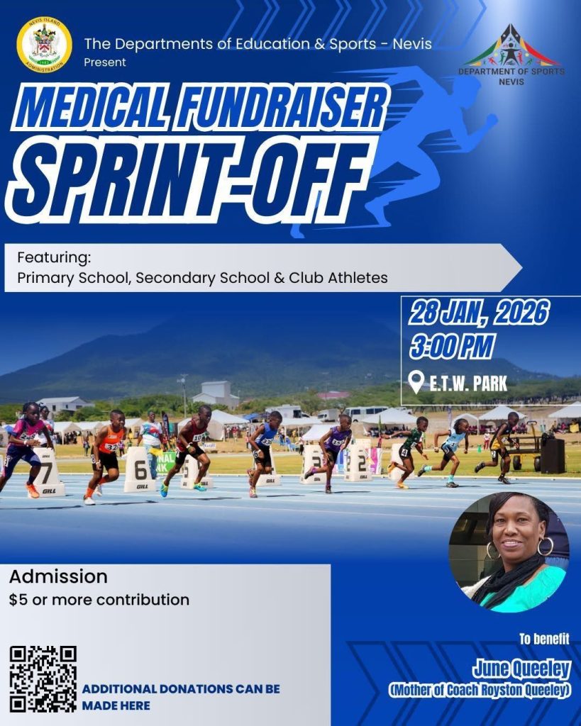 Fundraiser – Department of Education & Sports Nevis – Sprint Off
