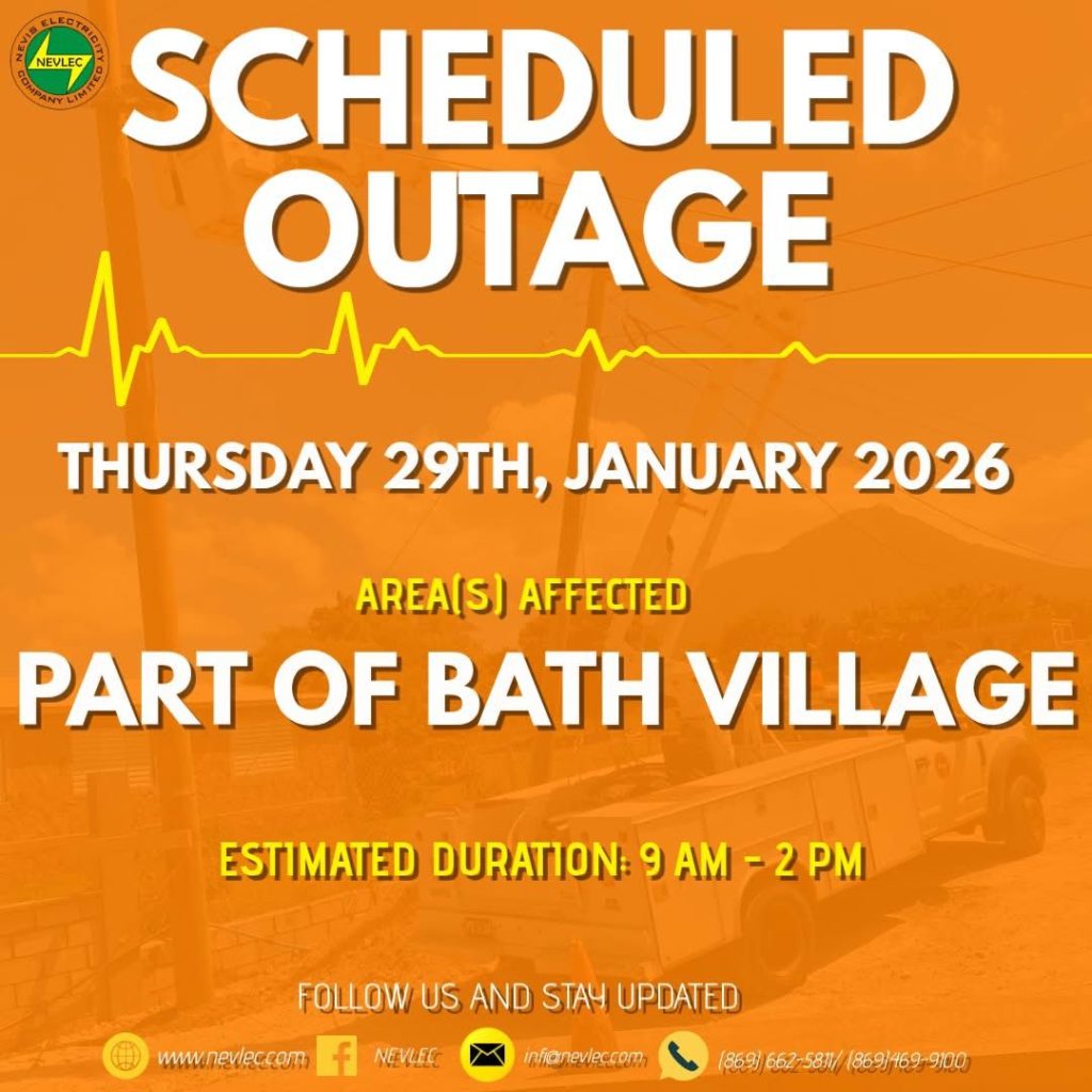 NEVLEC  Scheduled Outage – January 29, 2026 Part of Bath Village