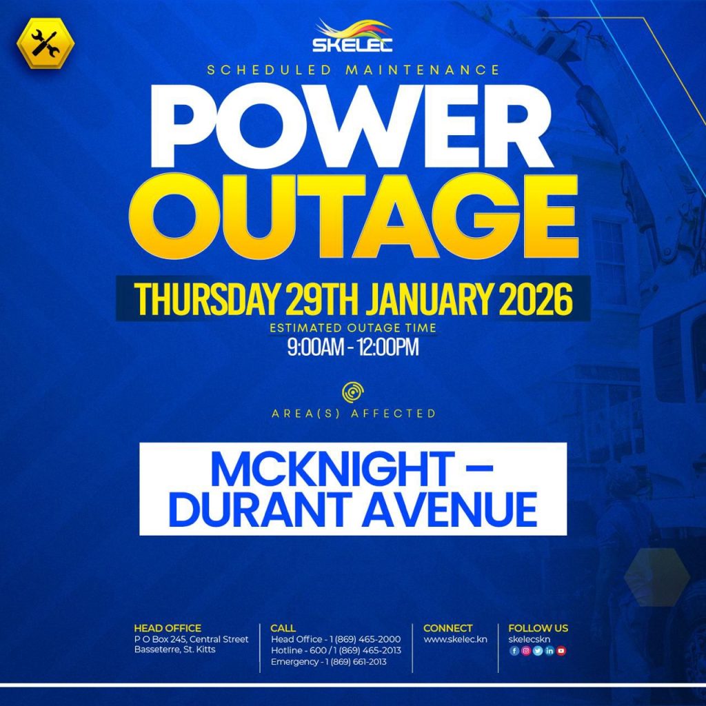 SKELEC Scheduled Outage  January 29, 2026 – McKnight – Durant Avenue