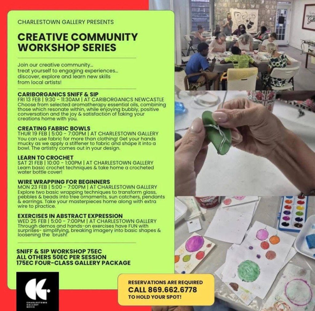 Charlestown Gallery Presents Creative Community Workshop Series