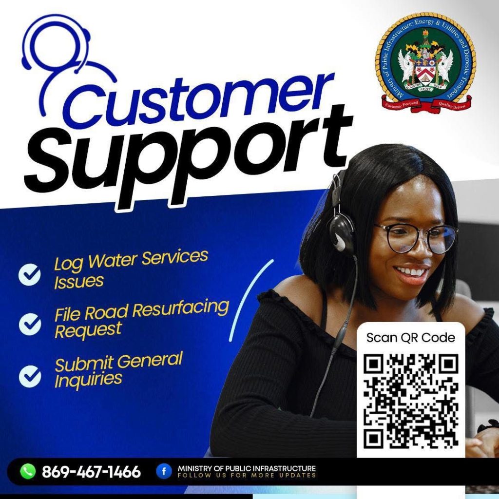 Ministry of Public Infrastructure: Energy & Ultilities and Domestic Transport  Customer Support