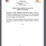 Weather Forecast for St. Kitts & Nevis  5pm Update – February 12, 2026