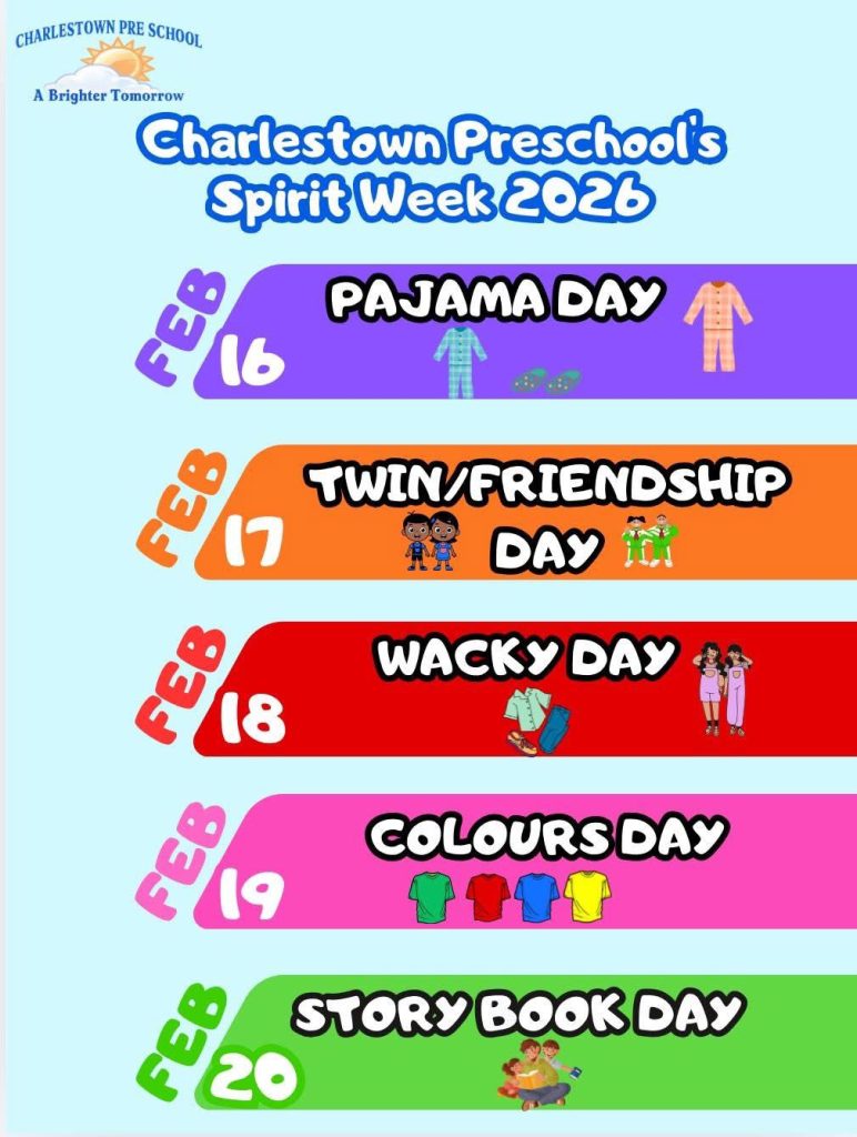 Charlestown Preschool’s Spirit Week 2026
