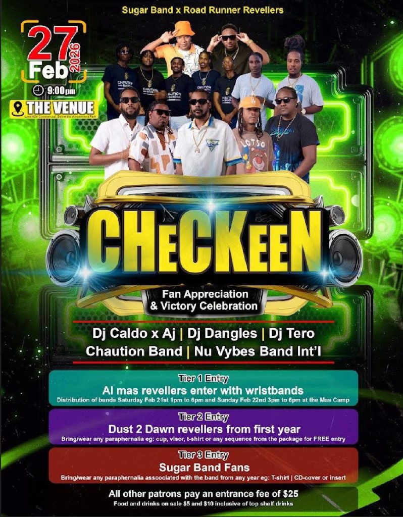 Sugar Band x Road Revellers Check Een