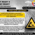 Weather Forecast for St. Kitts & Nevis  5pm Update – February 19, 2026