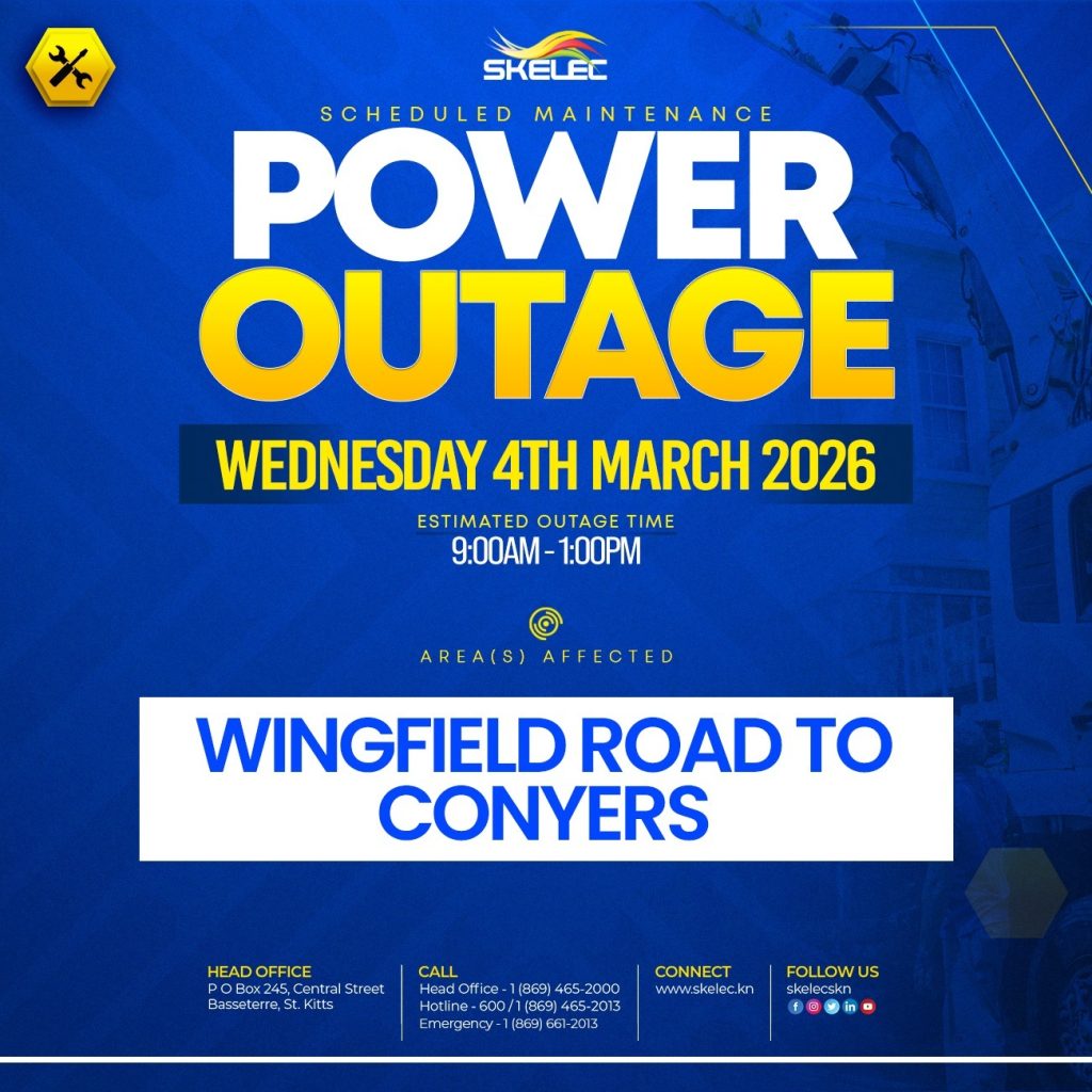 SKELEC Scheduled Maintenance Power Outage Wednesday March 4, 2026 – Wingfield Road to Conyers