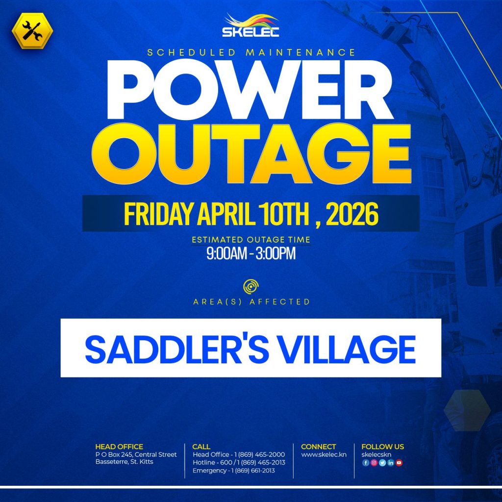 SKELEC Scheduled Maintenance  Friday April 10, 2026 – Saddlers Village