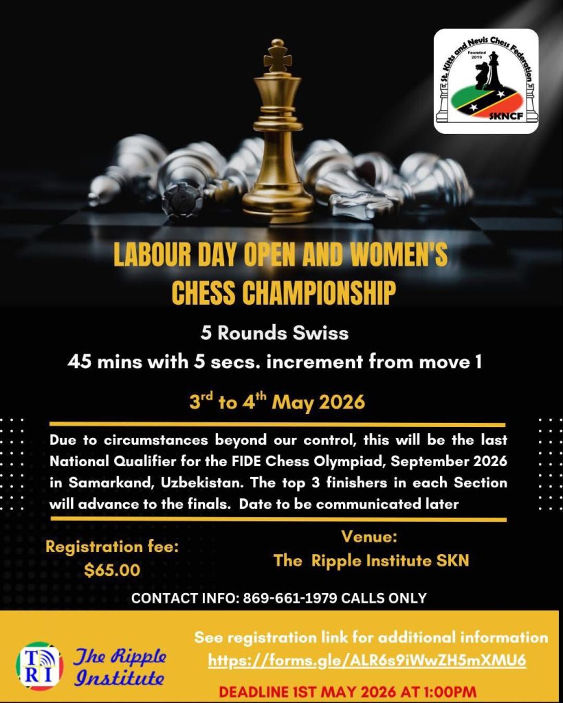 Labour Day Open and Women’s Chess Championship