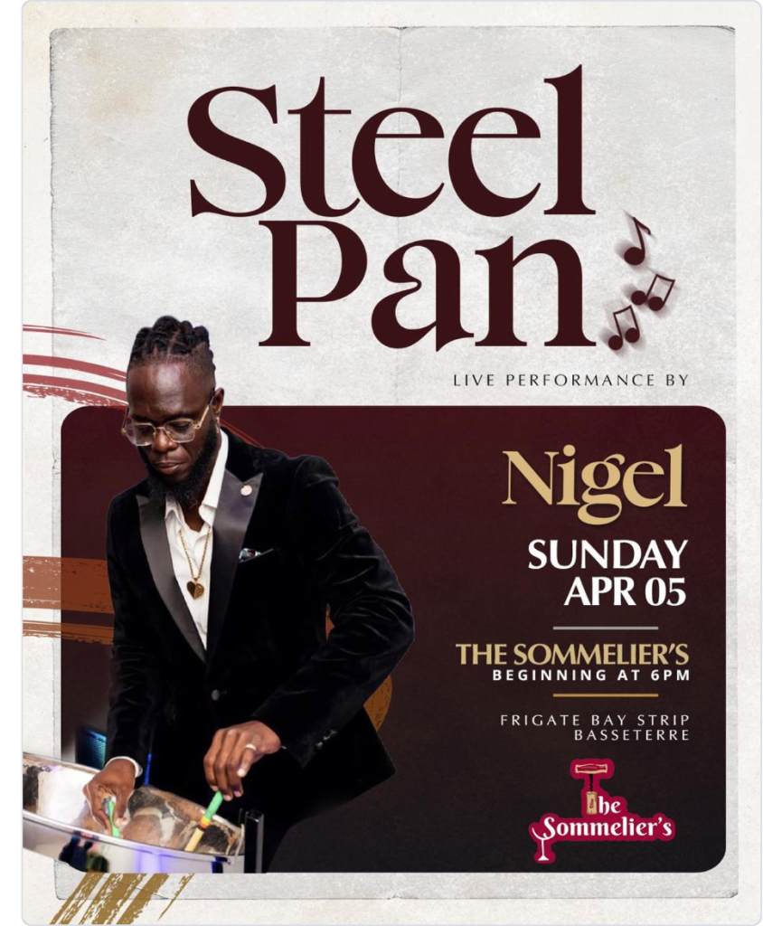 Steel Pan Live Performance  at the Sommelier’s