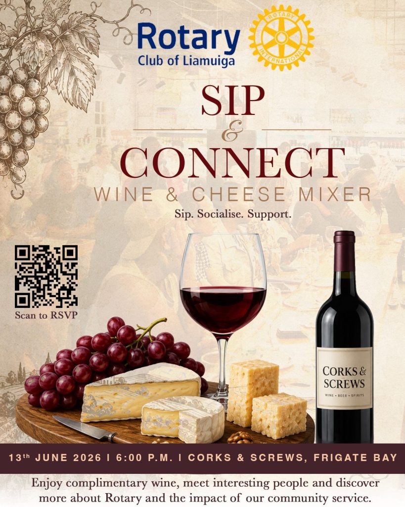 Rotary Club of Liamuiga Sip & Connect Wine & Cheese Mixer