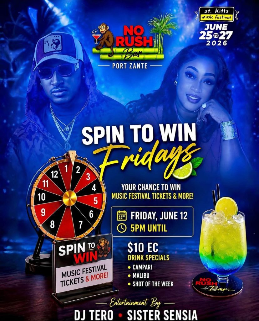 No Rush Bar Spin to Win Fridays