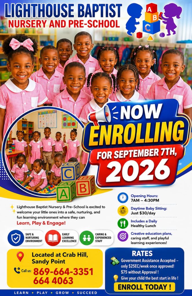 Lighthouse Baptist Nursery& Pre-School Now Enrolling September  2026