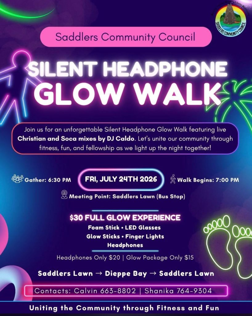 Saddlers Community Council Silent Headphone Glow Walk